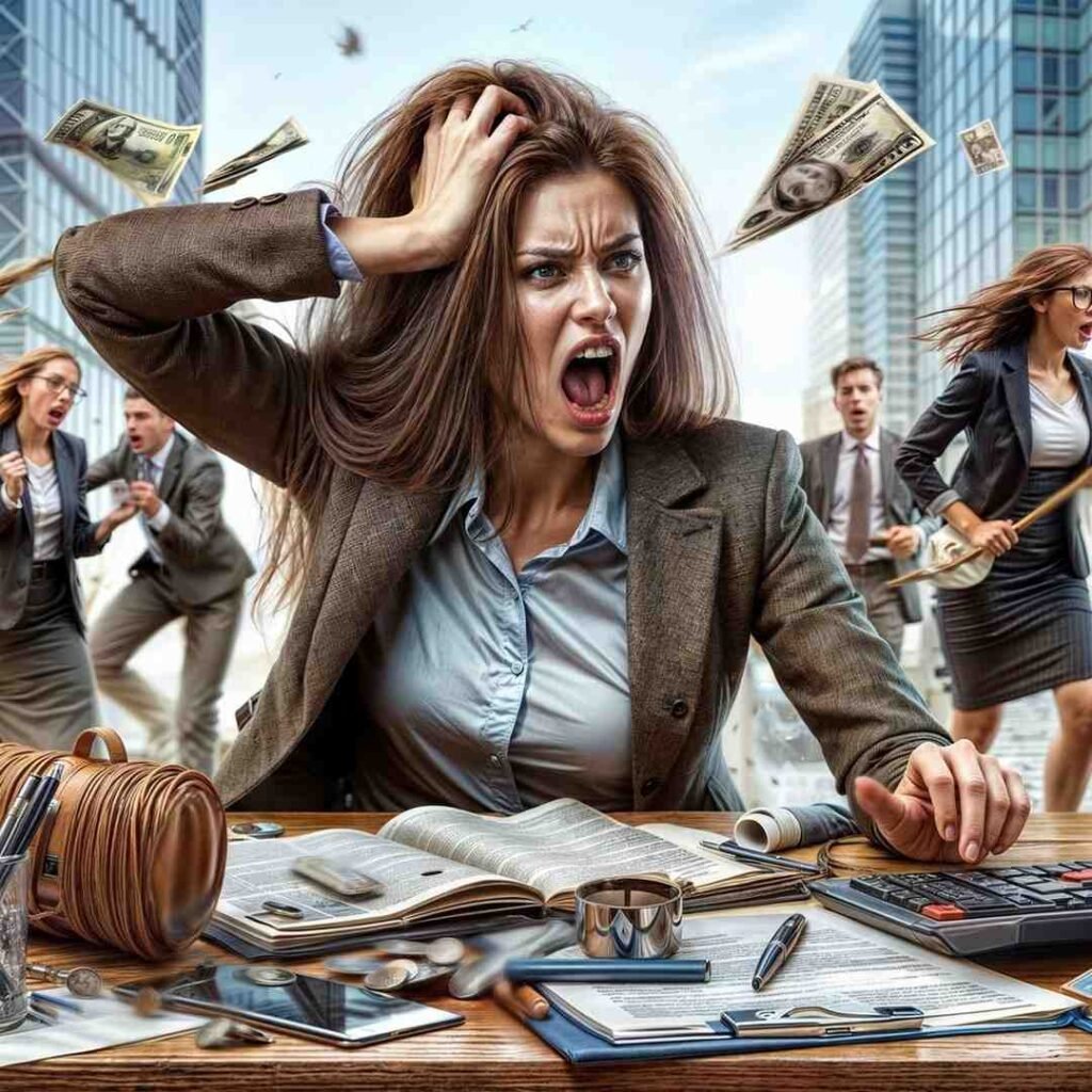 a woman thinking what I can do after MBA graduation